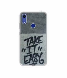 Amazon Brand - Solimo Designer Take It Easy UV Printed Soft Back Case Mobile Cover for Huawei Honor 8A