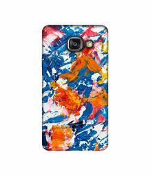 Amazon Brand - Solimo Designer Wax Color Mash On Canvas 3D Printed Hard Back Case Mobile Cover for Samsung Galaxy A3 (2016)