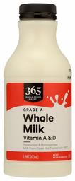 365 by Whole Foods Market, Grade A Milk, Whole, 16 Fl Oz