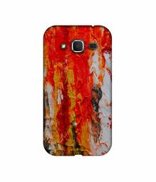 Amazon Brand - Solimo Designer Orange Color Spread 3D Printed Hard Back Case Mobile Cover for Samsung Galaxy Core Prime