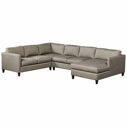 Amazon Brand – Stone & Beam Andover Modern Left U-Sectional Sofa, 134