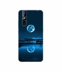 Amazon Brand - Solimo Designer Moon Pattern Print 3D Printed Hard Back Case Mobile Cover for Vivo V15 Pro