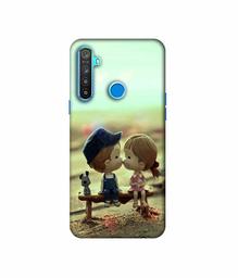 Amazon Brand - Solimo Designer Love Couples Pattern 3D Printed Hard Back Case Mobile Cover for Realme 5 / Realme 5s / Realme 5i