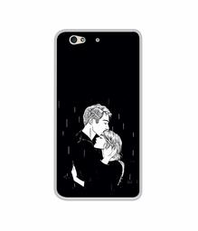 Amazon Brand - Solimo Designer Couples Standing in Rain UV Printed Soft Back Case Mobile Cover for Gionee S6