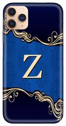 Amazon Brand - Solimo Designer Blue Pattern Alphabet-Z 3D Printed Hard Back Case Mobile Cover for Apple iPhone 11 Pro Max