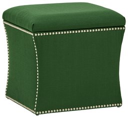 Amazon Brand – Stone & Beam Truve Modern Studded Ottoman, 19