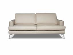 Amazon Brand - Alkove Palma Hand-Crafted Leather Sofa, 3 Seater, 100 x 200 x 82cm, Beige
