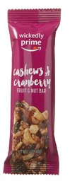 Wickedly Prime Fruit & Nut Bar, Cashews & Cranberry, 1.4 Ounce