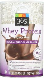 365 EVERYDAY VALUE Chocolate Whey Protein Powder, 33 OZ