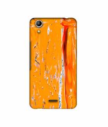 Amazon Brand - Solimo Designer Gold Yellow Paint 3D Printed Hard Back Case Mobile Cover for Micromax Canvas Selfie Lens Q345