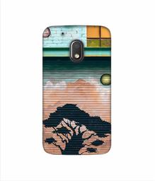 Amazon Brand - Solimo Designer Tree Painting 3D Printed Hard Back Case Mobile Cover for Motorola Moto G4 Play