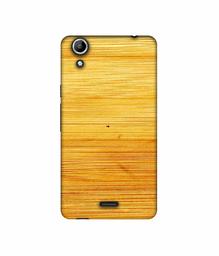 Amazon Brand - Solimo Designer Yellow Brush Texture 3D Printed Hard Back Case Mobile Cover for Micromax Canvas Selfie 2 Q340