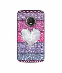 Amazon Brand - Solimo Designer Stone Heart UV Printed Soft Back Case Mobile Cover for Motorola Moto G5 Plus