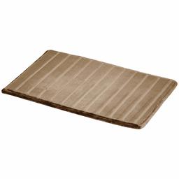 AmazonBasics Striped Memory Foam Bath Mat