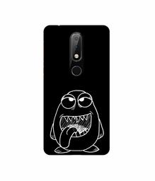 Amazon Brand - Solimo Designer Cartoon Pattern 3D Printed Hard Back Case Mobile Cover for Nokia 6.1 Plus