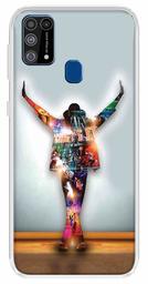 Amazon Brand - Solimo Designer Multicolor Michael Jackson Dance Printed Soft Back Case Mobile Cover for Samsung Galaxy M31