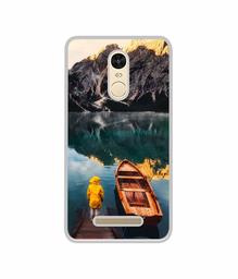 Amazon Brand - Solimo Designer Lake View UV Printed Soft Back Case Mobile Cover for Mi Redmi Note 3