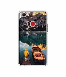 Amazon Brand - Solimo Designer Lake View UV Printed Soft Back Case Mobile Cover for Oppo F7