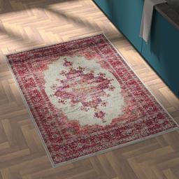 Amazon Brand – Rivet Old World Vintage Persian Area Rug, 3' 9