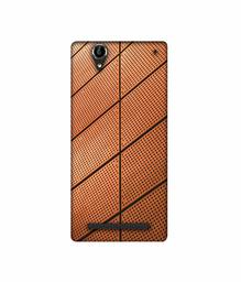 Amazon Brand - Solimo Designer Leather Texture 3D Printed Hard Back Case Mobile Cover for Sony Xperia T2 Ultra