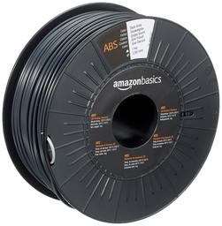 2.85mm AmazonBasics - Filamento para impresora 3D, plástico ABS, 2.85 mm, cinta de 1 kg, gris oscuro