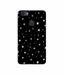 Amazon Brand - Solimo Designer Sperking Stars UV Printed Soft Back Case Mobile Cover for Vivo V7 Plus