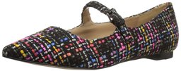 The Fix Amazon Brand Women's Estrella Mary Jane Tweed Ballet Pointed Toe Flat