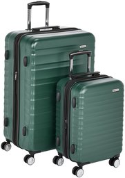 AmazonBasics Premium Hardside Spinner Luggage with Built-in TSA Lock - 2-Piece Set (20