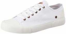 Amazon Brand - Inkast Denim Co. Men's White Canvas Sneakers-6 UK (AZ-IK-022C)