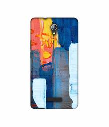 Amazon Brand - Solimo Designer Canvas with Blue Paint 3D Printed Hard Back Case Mobile Cover for Micromax Canvas Pace 4G Q416