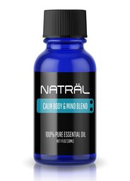 NATRÄL Calm Body & Mind Blend, 100% Pure and Natural Essential Oil, Large 1 Ounce Bottle