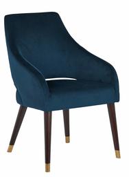 Amazon Brand – Rivet Fir Mid-Century Modern Velvet Dining Accent Chair, 23.6