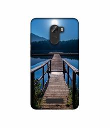 Amazon Brand - Solimo Designer Wooden Beach UV Printed Soft Back Case Mobile Cover for Gionee A1 Lite