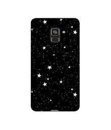 Amazon Brand - Solimo Designer Stars 3D Printed Hard Back Case Mobile Cover for Samsung Galaxy A8 Plus