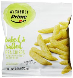 Wickedly Prime Pea Crisps, Snack Pack, 0.75 Ounce (12 Pack)