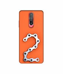 Amazon Brand - Solimo Designer Two Number 3D Printed Hard Back Case Mobile Cover for Poco X2 / Mi Redmi K30