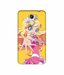 Amazon Brand - Solimo Designer Singing Girl Vector 3D Printed Hard Back Case Mobile Cover for Gionee X1