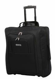 Eono Easyjet, British Airways, Jet2 56X45X25Cm Maximum Cabin Luggage with Certificate, Suitcase, 56 cm, 60 Litre, Black (Black)