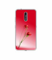 Amazon Brand - Solimo Designer Red Roses UV Printed Soft Back Case Mobile Cover for Nokia 3.2