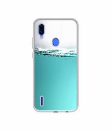 Amazon Brand - Solimo Designer Half Fill UV Printed Soft Back Case Mobile Cover for Lava Z93