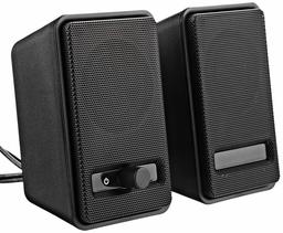 AmazonBasics USB-Powered Computer Speakers (Renewed)