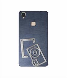 Amazon Brand - Solimo Designer Camera Embroidery 3D Printed Hard Back Case Mobile Cover for Vivo V3 Max