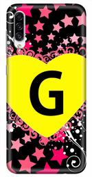 Amazon Brand - Solimo Designer Heart Pattern Alphabet-G 3D Printed Hard Back Case Mobile Cover for Samsung Galaxy A30s