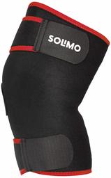 Amazon Brand - Solimo Knee Support, Black/Red