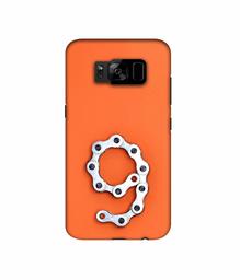 Amazon Brand - Solimo Designer Number Nine 3D Printed Hard Back Case Mobile Cover for Samsung Galaxy S8 Plus