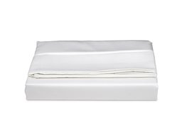 AmazonBasics 400 Thread Count Cotton Sateen Wrinkle Free Flat Sheet, White