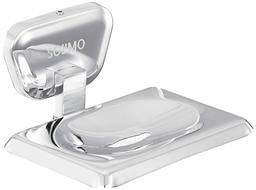 Amazon Brand - Solimo Fitz Stainless Steel Soap Holder