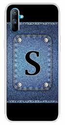 Amazon Brand - Solimo Designer Multicolor Button Jeans Alphabet-S Printed Soft Back Case Mobile Cover for Realme C3