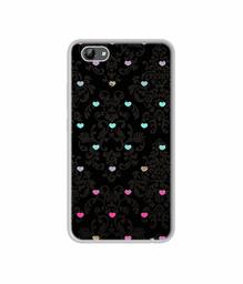 Amazon Brand - Solimo Designer Heart Texture UV Printed Soft Back Case Mobile Cover for Vivo Y71