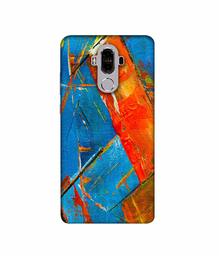 Amazon Brand - Solimo Designer Sky Blue and Orange Canvas 3D Printed Hard Back Case Mobile Cover for Huawei Mate 9